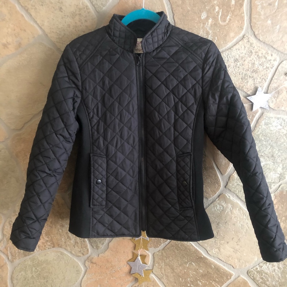 Fades Glory black quilted jacket. Size S